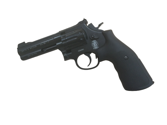Smith&Wesson Modell 586 4" CO2 Revolver in schwarz