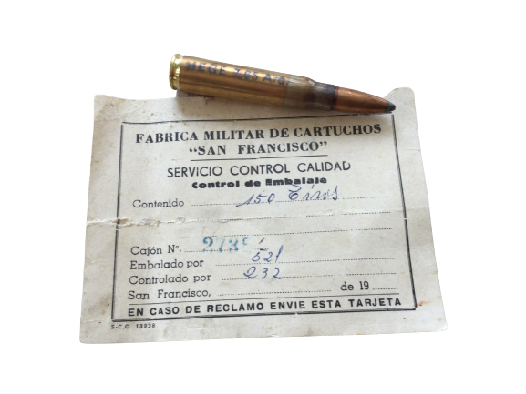 Munition 7,65x53 Argentino Fabrica Militar de Cartuchos "San Francisco"