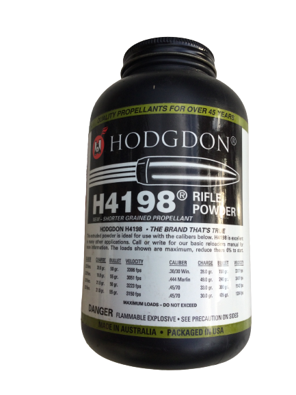 Hodgdon H 4198 NC Pulver – Waffen Drost