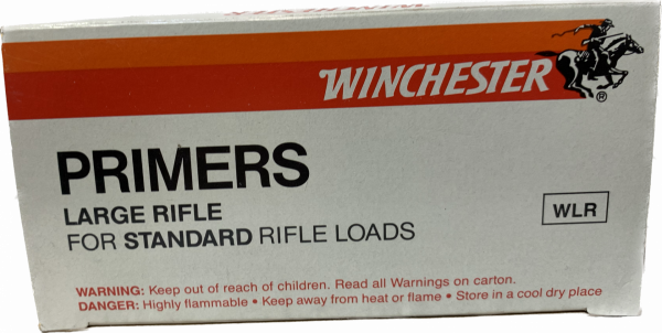 100 Stück Winchester Zündhütchen Primers large rifle WLR