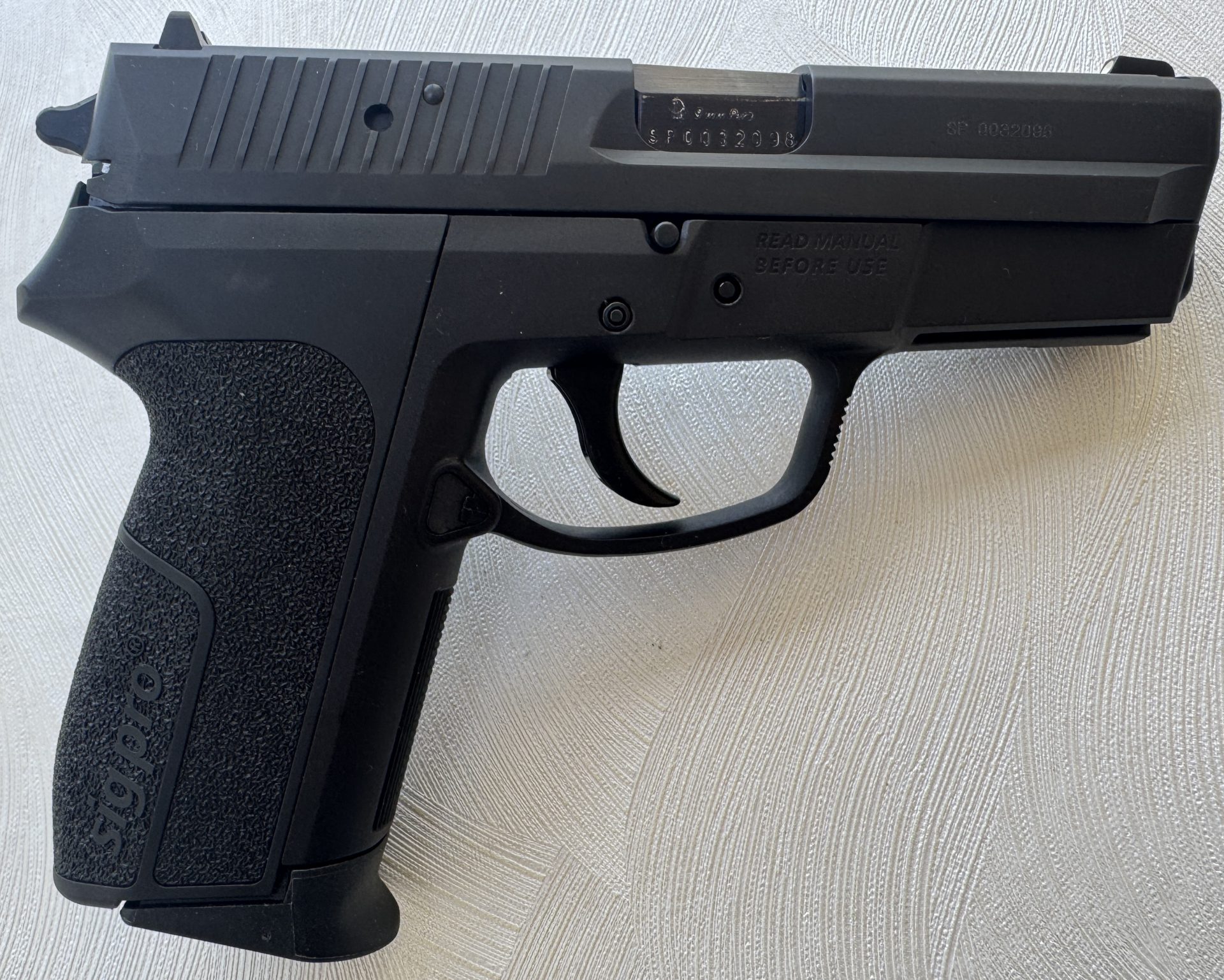 SIG SP 2009, Kaliber 9 mm Luger