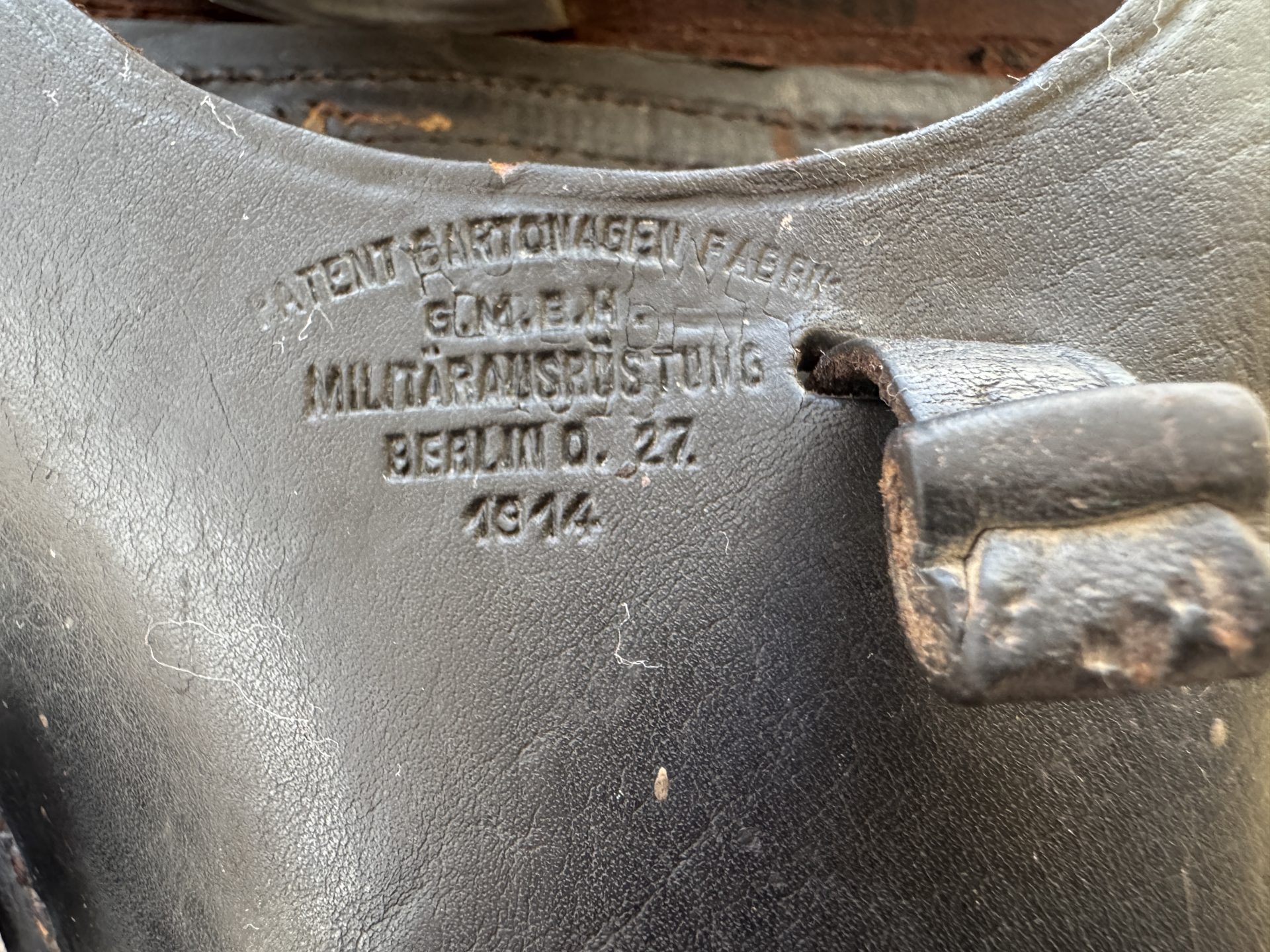 Luger P.08 (DWM 1916) Nummerngleiches Komplettset: Pistole, Magazin und Lederholste – Bild 10