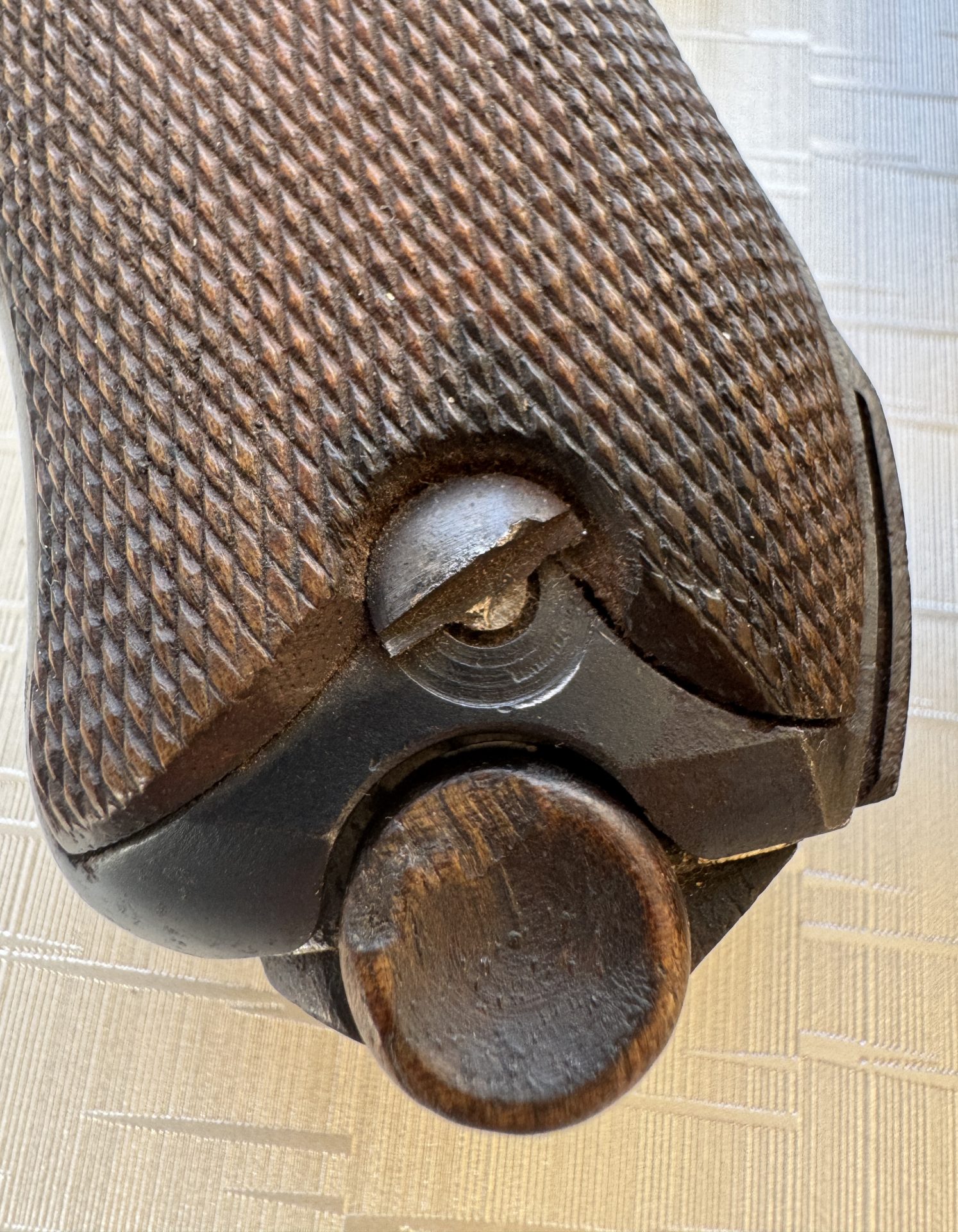 Luger P.08 (DWM 1916) Nummerngleiches Komplettset: Pistole, Magazin und Lederholste – Bild 14