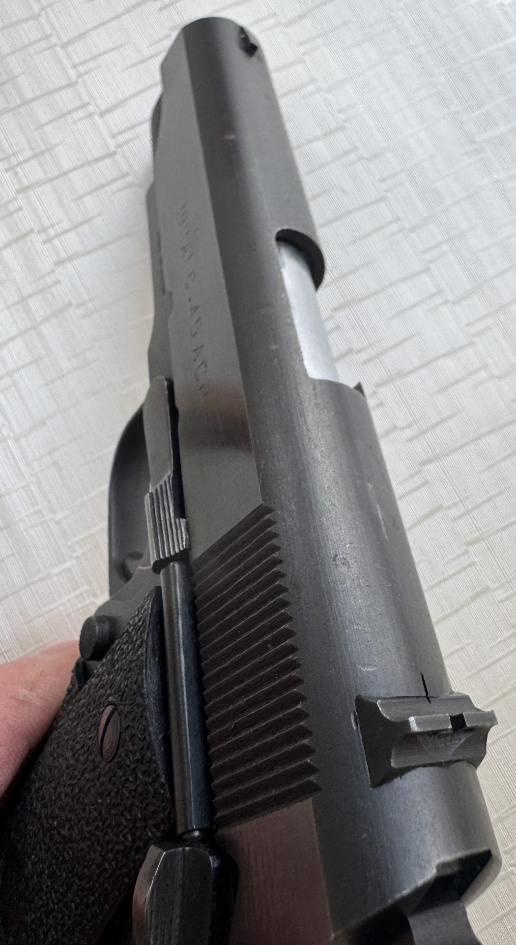 Pistole Norinco Modell 1911 A1 Nachbau der Colt Combat Commander – Kaliber .45 ACP – Bild 6