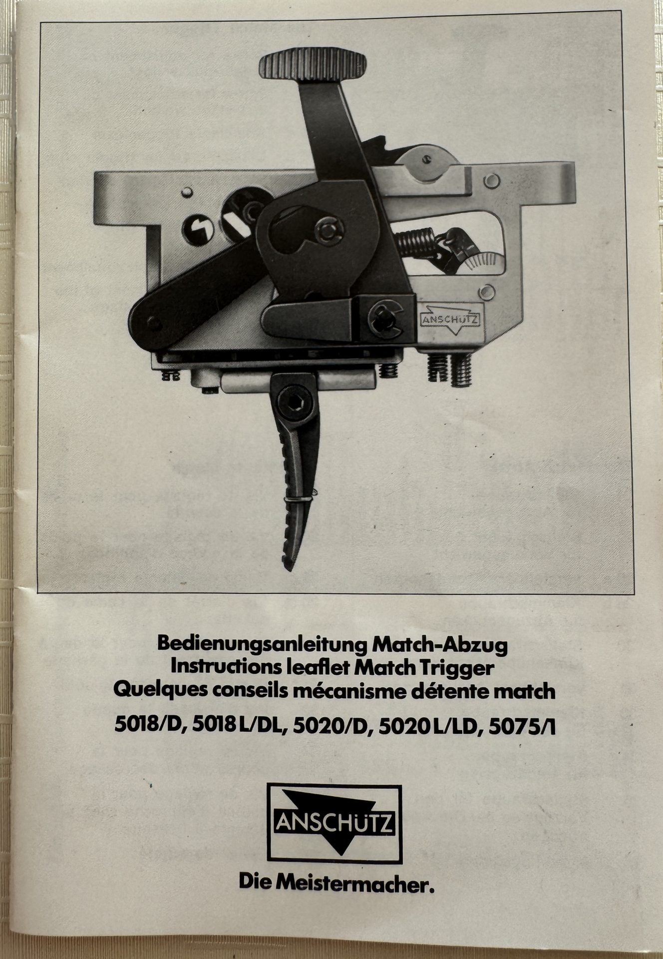 ANSCHÜTZ Match-Abzug 5071 – Bild 5