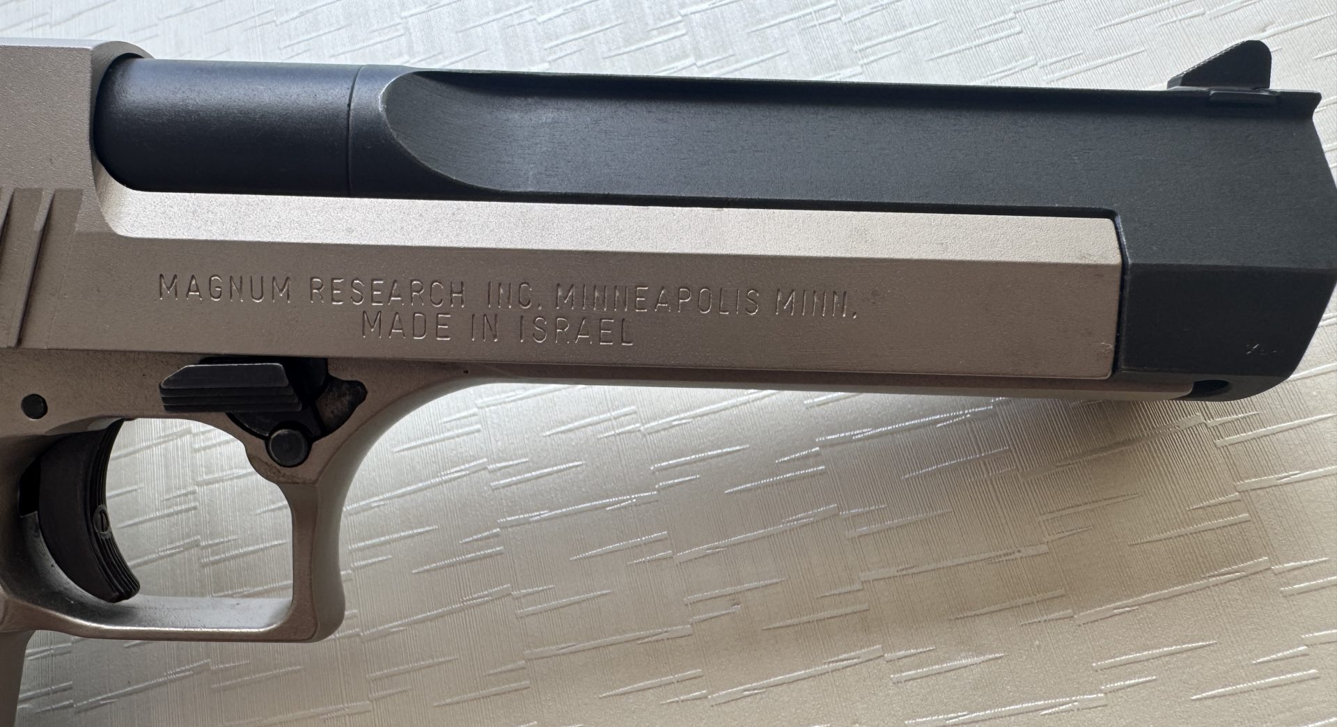 IMI Desert Eagle Kaliber .44 Magnum – Vernickelte Ausführung mit Abzugstuning – Bild 7