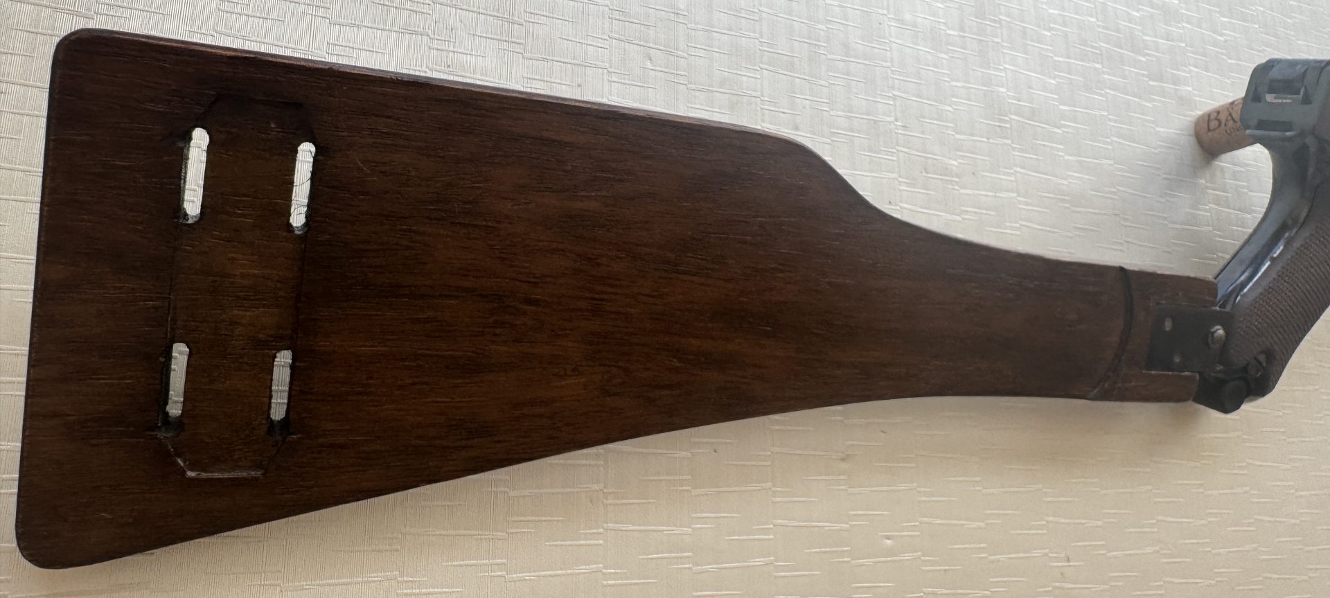DWM P08 Artillerie – Lange Pistole 08 Modell 1915 mit Anschlagschaft – Bild 7