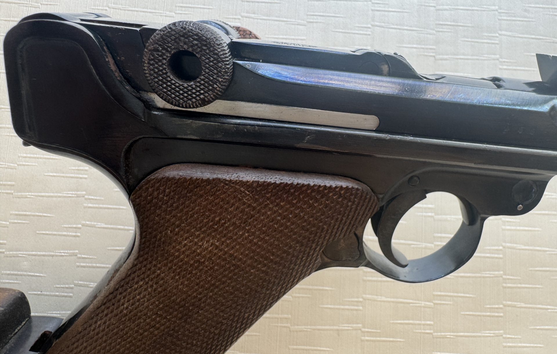 DWM P08 Artillerie – Lange Pistole 08 Modell 1915 mit Anschlagschaft – Bild 10