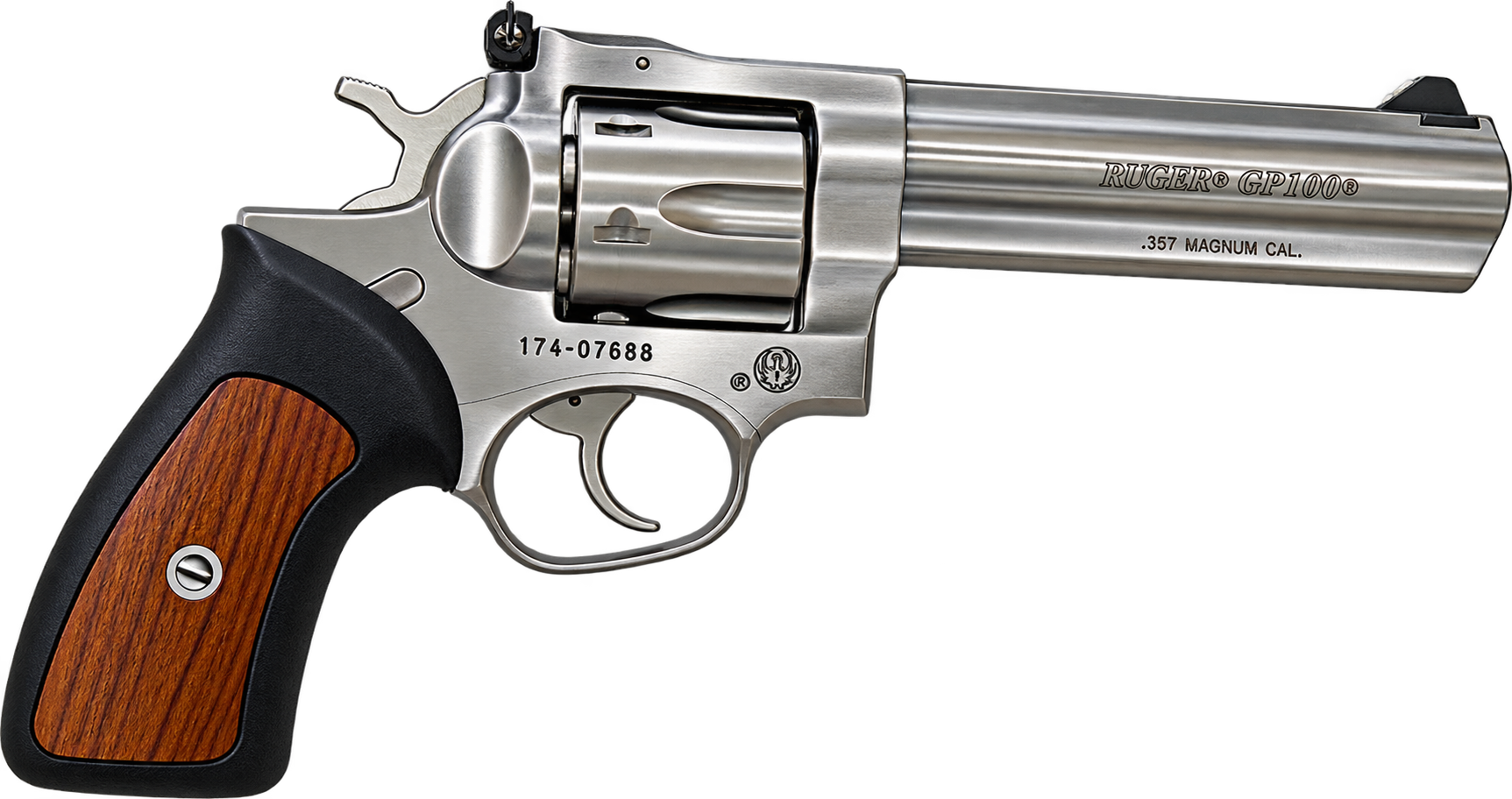Ruger GP100 Revolver – Kaliber .357 Magnum – 6 Zoll – Edelstahlausführung